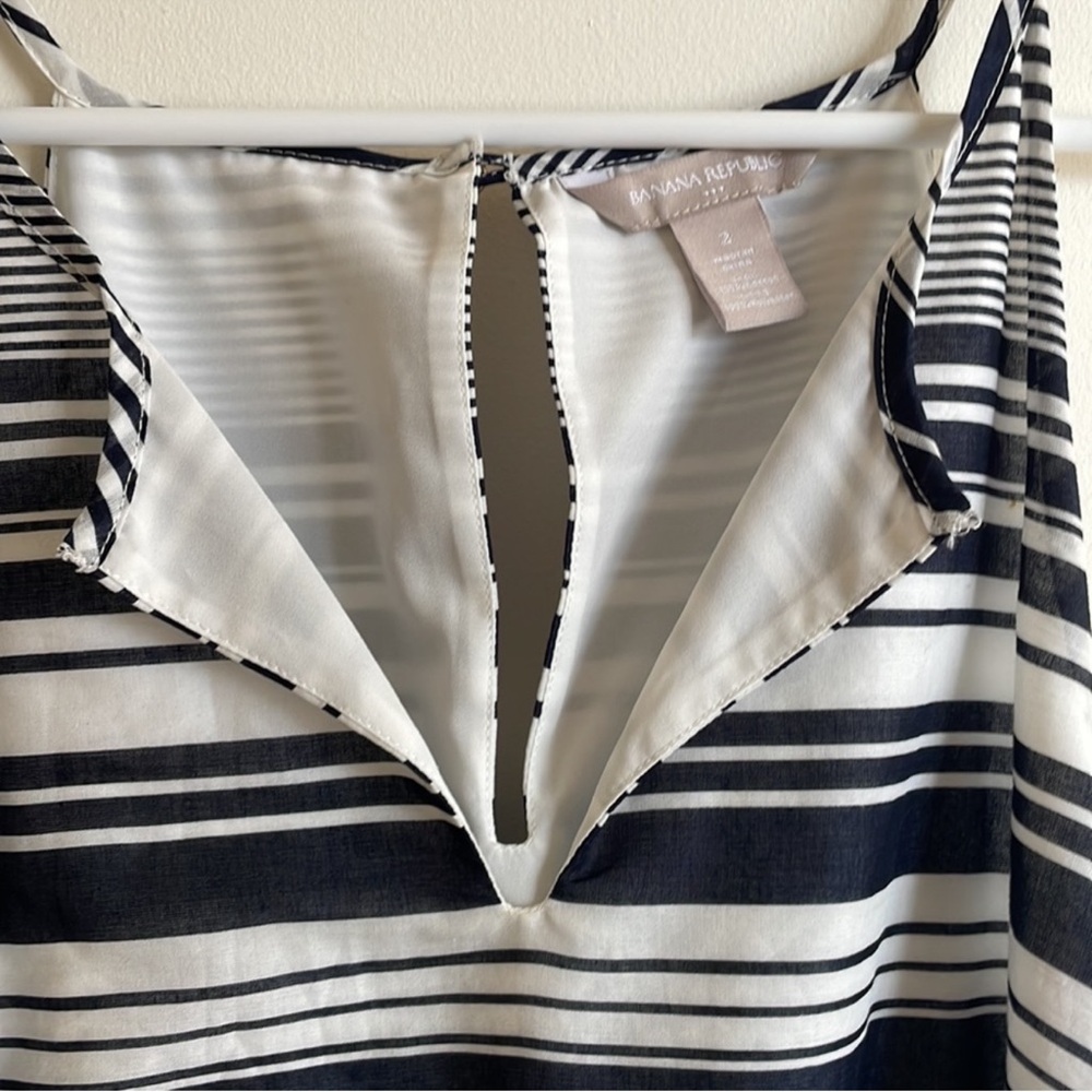 Banana Republic Striped Sleeveless Dress – Size 2 - Picture 4 of 4